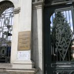 Turkey, Istanbul - entrance to burial ground containing tomb of