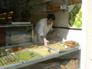 Turkey, Istanbul - pastry shop