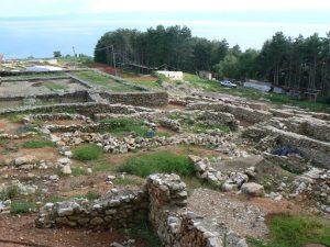 Macedonia, Ohrid City - ancient Byzantine ruins