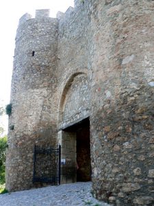 Macedonia, Ohrid City - entry to Car Samoil's Castle,  10th