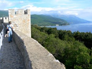 Macedonia, Ohrid City - view from Car Samoil's Castle