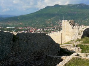 Macedonia, Ohrid City - view from Car Samoil's Castle