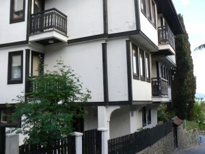 Macedonia, Ohrid City - typical cantilevered floors