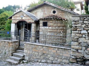 Macedonia, Ohrid City - old stone chapel