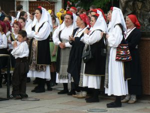 Macedonia, Ohrid City - music and dance festival  showing various