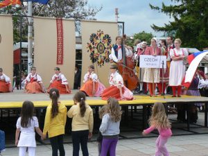 Macedonia, Ohrid City - music and dance festival with ethnic
