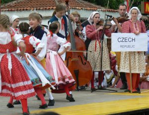 Macedonia, Ohrid City - music and dance festival with ethnic