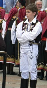 Macedonia, Ohrid City - music and dance festival with ethnic