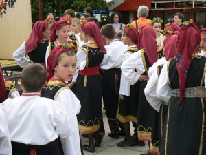 Macedonia, Ohrid City - music and dance festival with ethnic