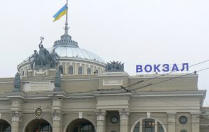 Ukraine, Odessa - main train station  (boksan is Russian for