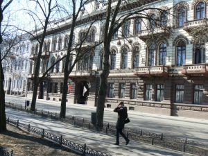 Ukraine, Odessa - one of the scenic boulevards,  bul Prymorsky