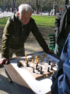 Ukraine, Odessa - serious game of chess