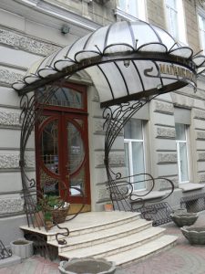 Ukraine, Odessa - ornate canopy