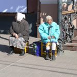 Ukraine, Odessa - ladies looking for a few coins