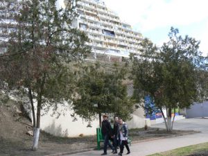 Ukraine, Odessa - hotel at Arkadia Beach on the Black