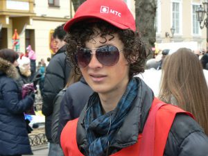 Odessa, Ukraine - curly head youth