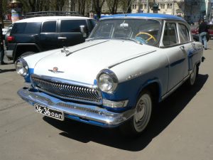 Odessa, Ukraine - old Russian car