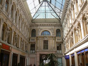 Odessa, Ukraine - skylight roof from inside the 'passage'