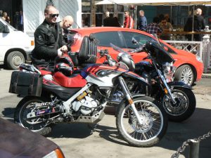 Odessa, Ukraine - stylish motorbikes