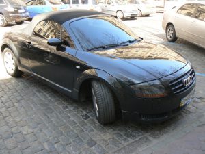 Odessa, Ukraine - new German car