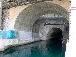 Ukraine Balaklava - entrance to the submarine base  was through