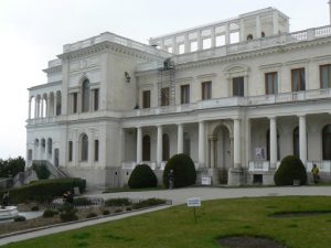 At the western edge of Yalta is the Livadia Palace,
