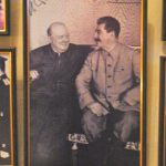 Photo from the famous Yalta Conference with Churchill, Roosevelt and