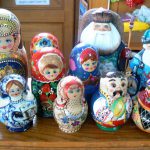 Babushka or nesting dolls are popular souvenirs.