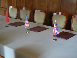 Smaller conference room where the Yalta Agreement was signed