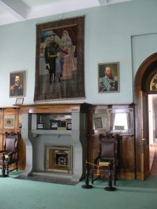 Interior living quarters of the palace, now a museum