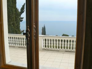 View of the Black Sea from the palace