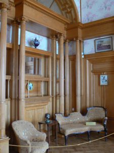 Interior living quarters of the palace, now a museum