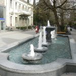 Yalta city: along the Pushkin promenade