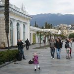 Along the Yalta promenade