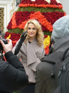 Ukraine, Kiev - Pechersk Lavra; Olga Samskaya, movie actress