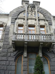 Ukraine, Kiev - art nouveau facade