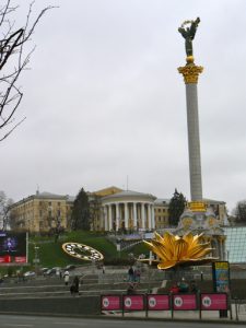 Ukraine, Kiev - Independence column at the end of vul