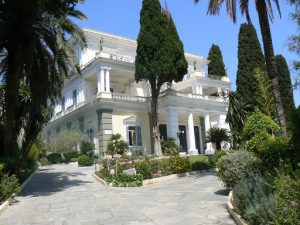 Greece, Corfu Island - the beautiful Achilieion Palace built in 1890