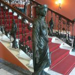 Greece, Corfu Island, Achilieion Palace grand staircase