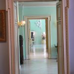 Greece, Corfu Island, Achilieion Palace corridor