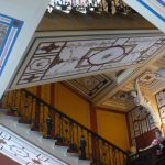 Greece, Corfu Island, Achilieion Palace grand staircase