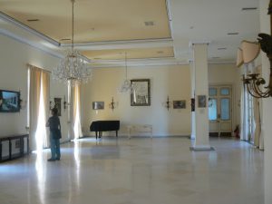 Greece, Corfu Island, Achilieion Palace concert room