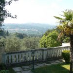 Greece, Corfu Island, Achilieion Palace; view from the gardens