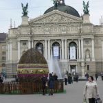 Ukraine, Lviv - central city:  Opera and Ballet Theatre (1897-1900) with