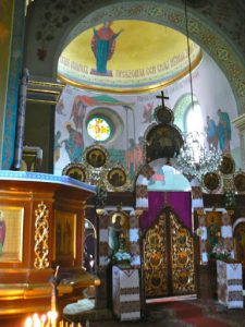 Ukraine, Lviv - central city: interior St Michael's church