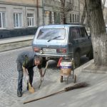Ukraine, Lviv - central city is kept clean