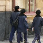 Ukraine, Lviv - central city police
