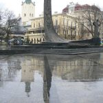Ukraine, Lviv - central city; Taras Shevchenko memorial; Shevchenko was a