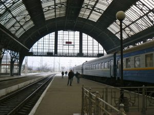 Ukraine, Lviv - main train station