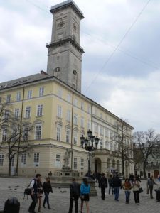Ukraine, Lviv - city town hall (Ratusha)